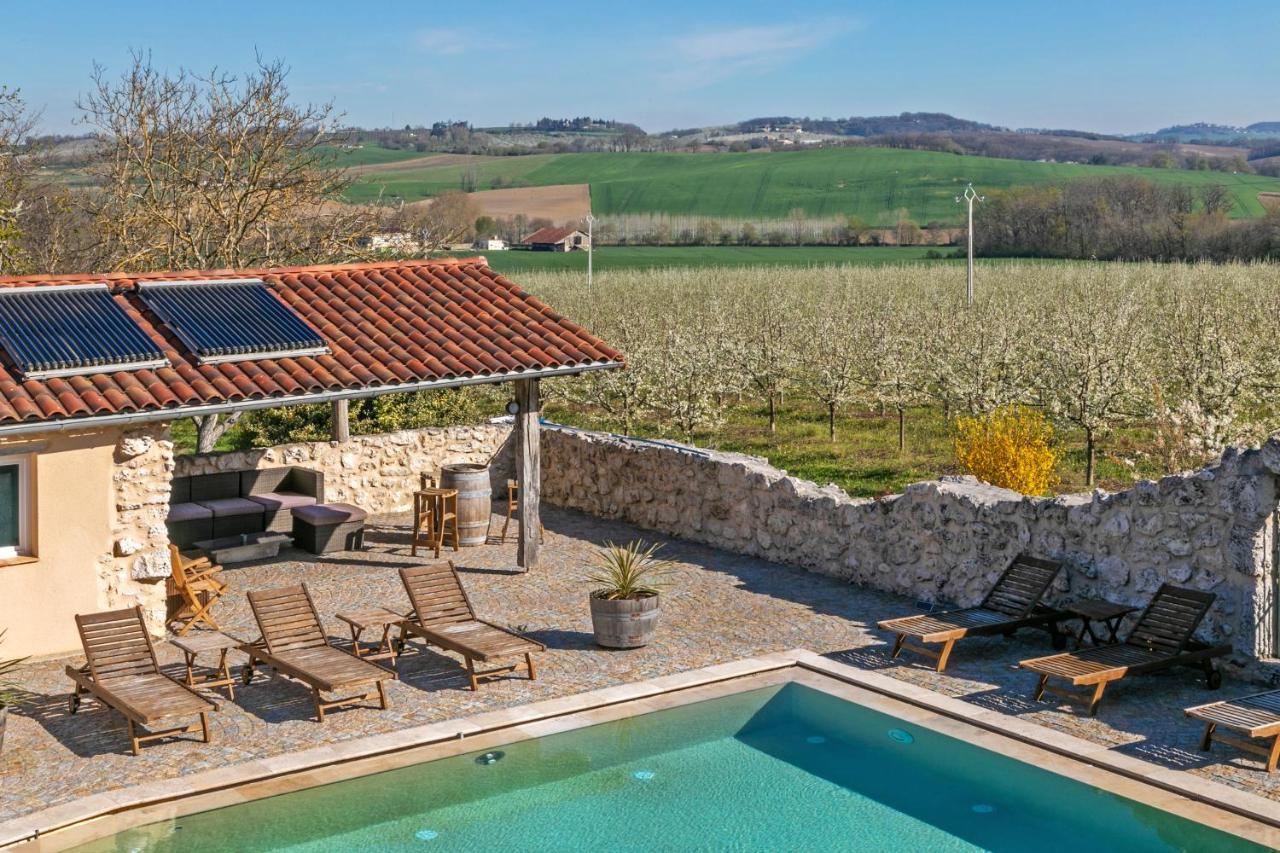 Bed and Breakfast Domaine de Rambeau Castelmoron-sur-Lot Exterior foto